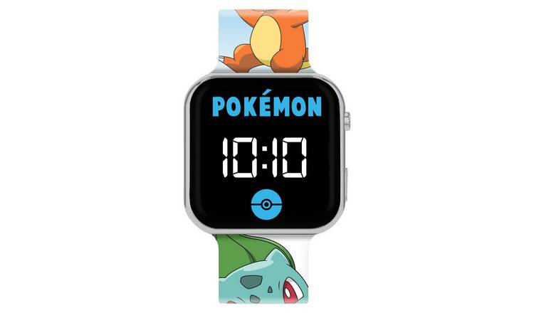 Pokémon Kids Printed Silicone Strap LED Watch
