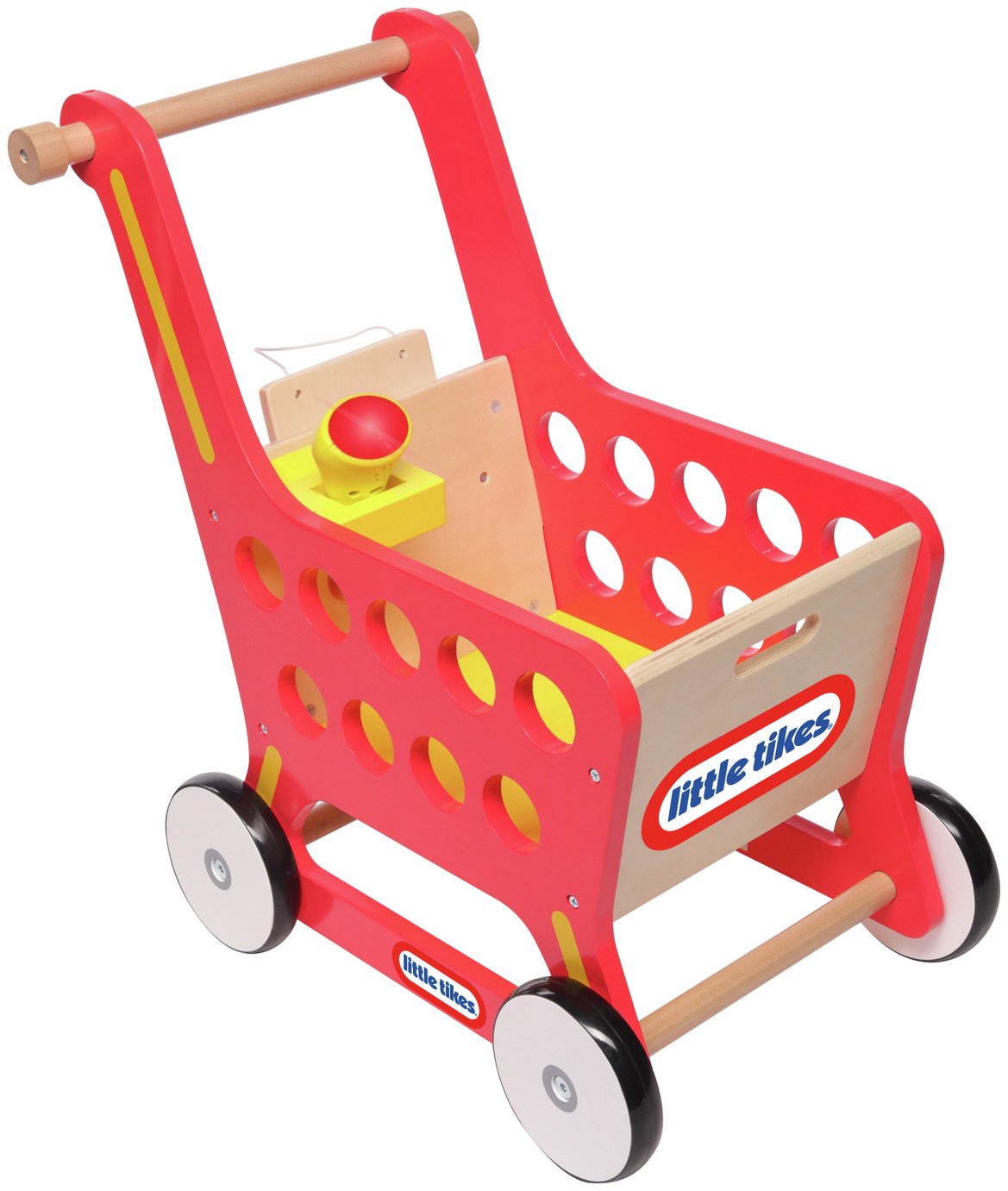 Little Tikes Wooden Shopping Trolley