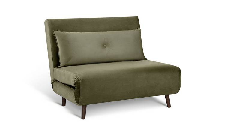 Argos green deals velvet chair