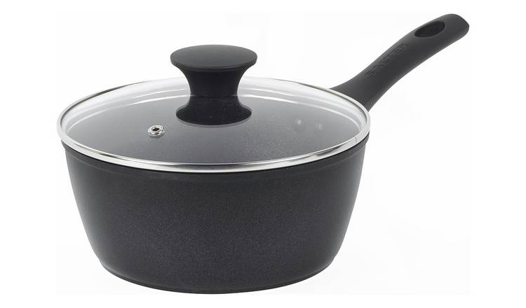 Shop Salter Geo Hex 3 Piece Non-Stick Saucepans with Lids