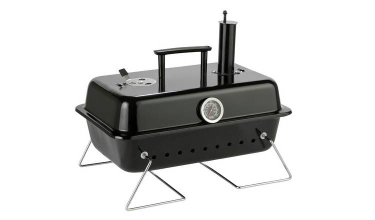 Argos Home Table Top Smoker Charcoal BBQ 