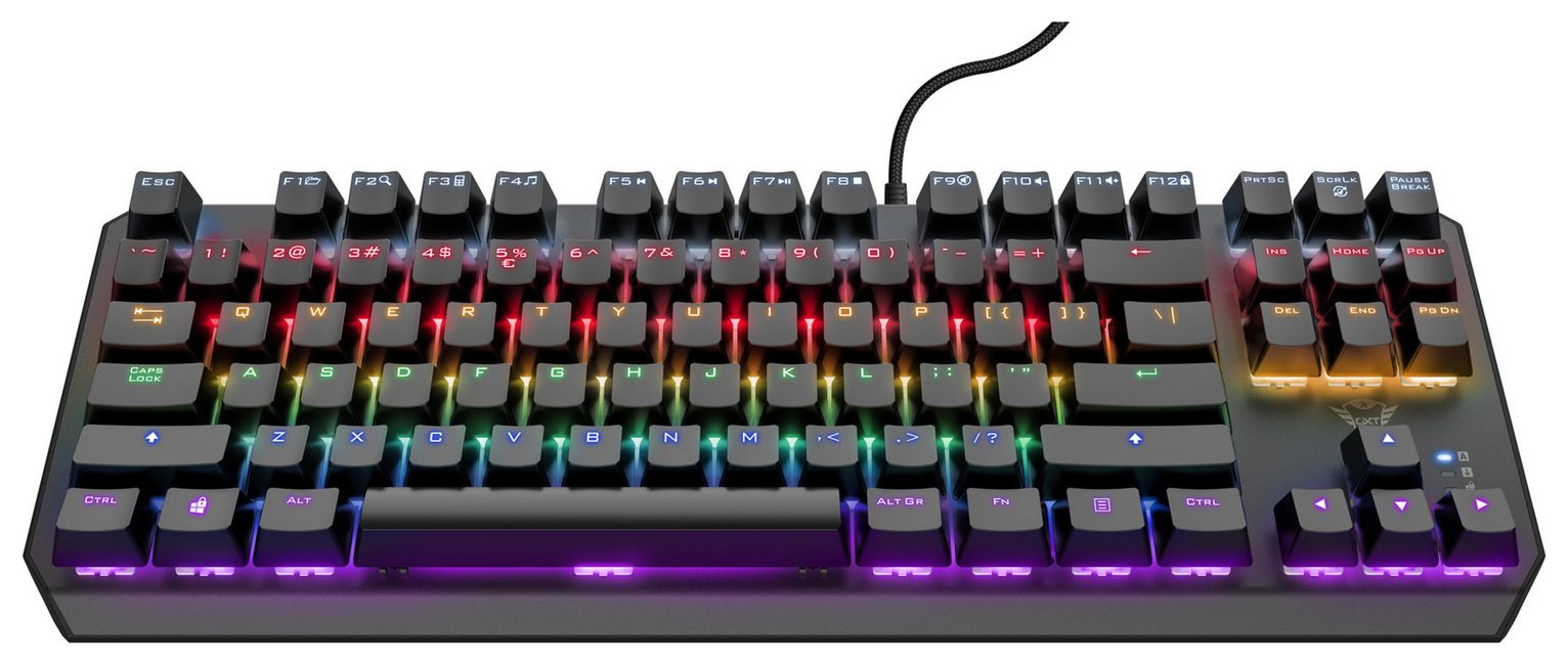 Trust GXT 834 CALLAZ TKL Wired Gaming Keyboard - Black