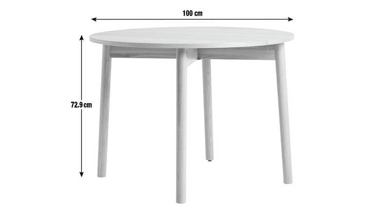 Buy Habitat Jessie Wood 4 Seater Folding Table Oak Dining