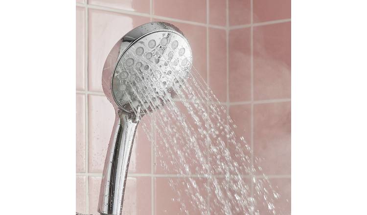 Aqualona Lilypad 3 Function Shower Head - Chrome