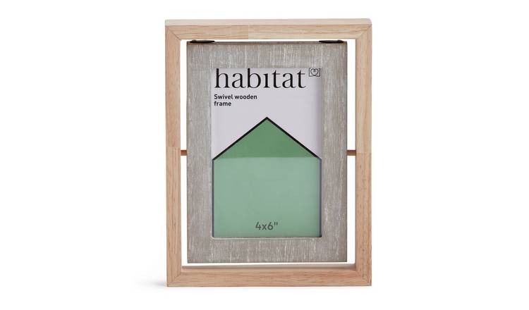 Habitat Swivel Wooden Frame - Natural 