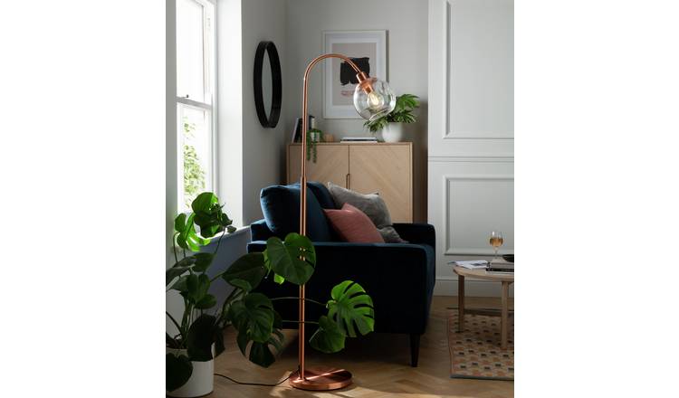 Copper lamp hot sale argos