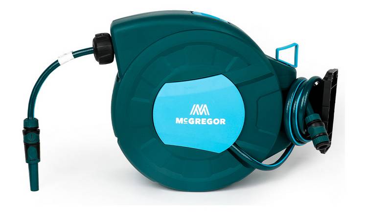 Buy McGregor 20m Auto Rewind Wall Mounted Hose Reel | Hoses and sets | Argos