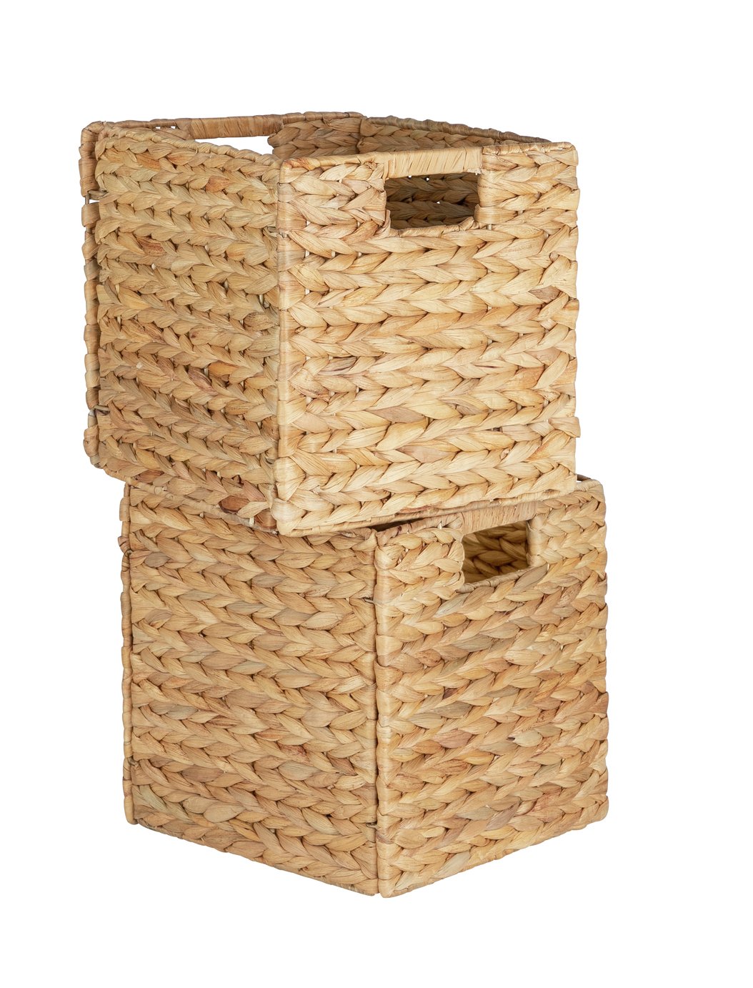 Habitat Set of 2 Hyacinth Square Basket