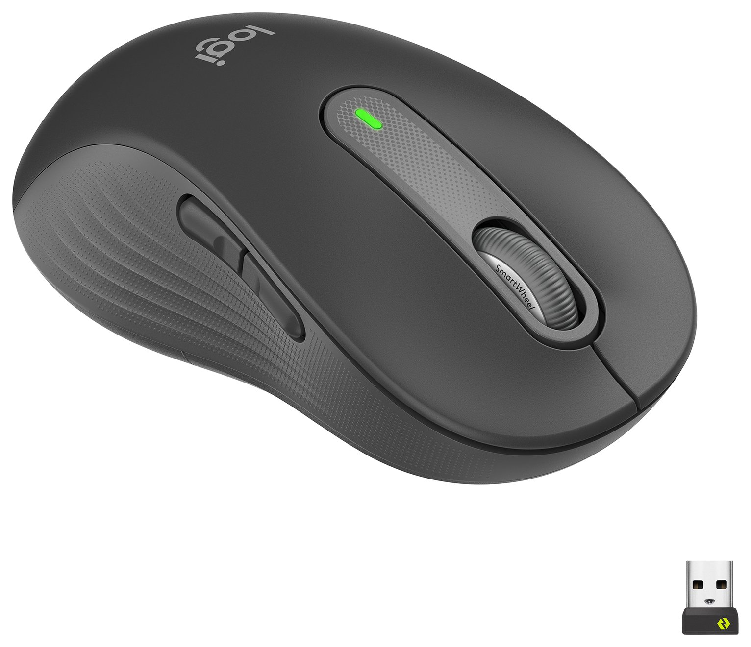 Logitech M650 Left Handed Wireless Mouse - Black
