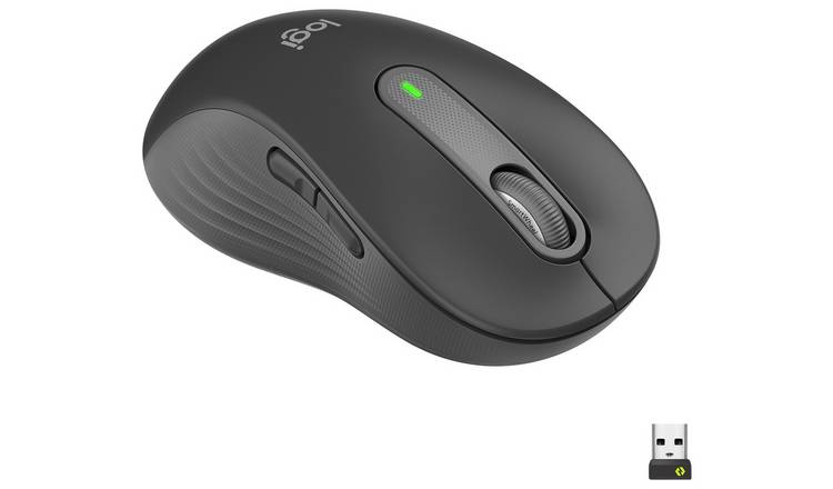  Logitech Lift Vertical Ergonomic Mouse, Left-handed, Wireless,  Bluetooth or Logi Bolt USB, Quiet clicks, 4 buttons, compatible with  Windows/macOS/iPadOS, Laptop, PC - Graphite : Electronics