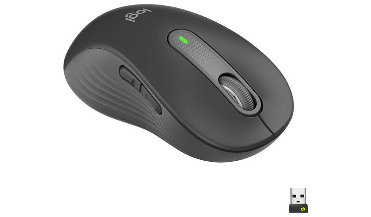Logitech M650 Left Handed Wireless Mouse - Black