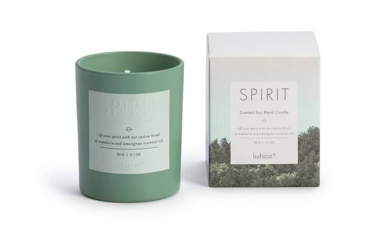Habitat Spirit Boxed Candle - Mandarin and Lemongrass 