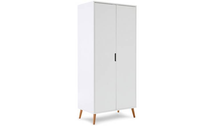 Argos white on sale double wardrobe