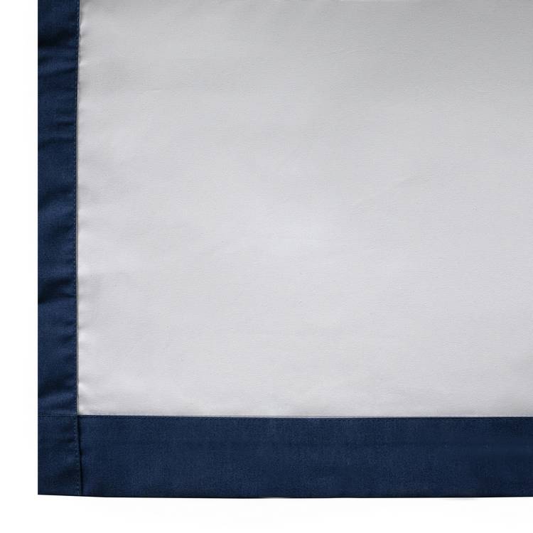 Habitat Plain Blackout Eyelet Curtains - Navy Blue 0