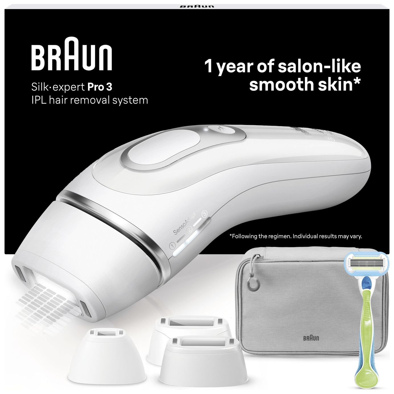 Braun Silk Expert Pro 3 PL3233 Corded IPL Hair Removal