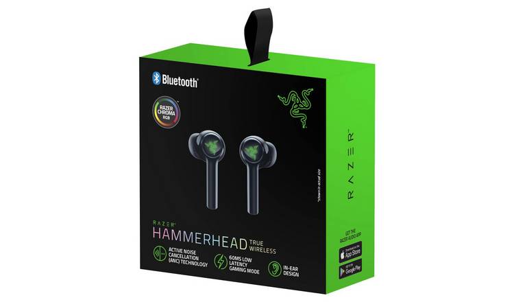 Buy Razer Hammerhead 21 In Ear True Wireless Earbuds Black Gaming Headsets Argos