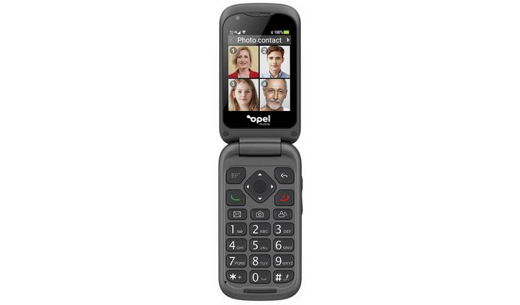 SIM Free Opel Mobile TouchFlip Mobile Phone - Black & Silver