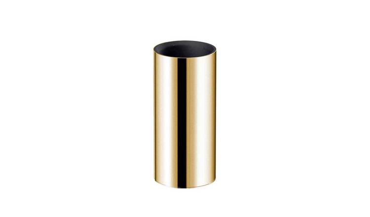 Cosmic Architect Toothbrush Holder - Glossy Gold Pvd