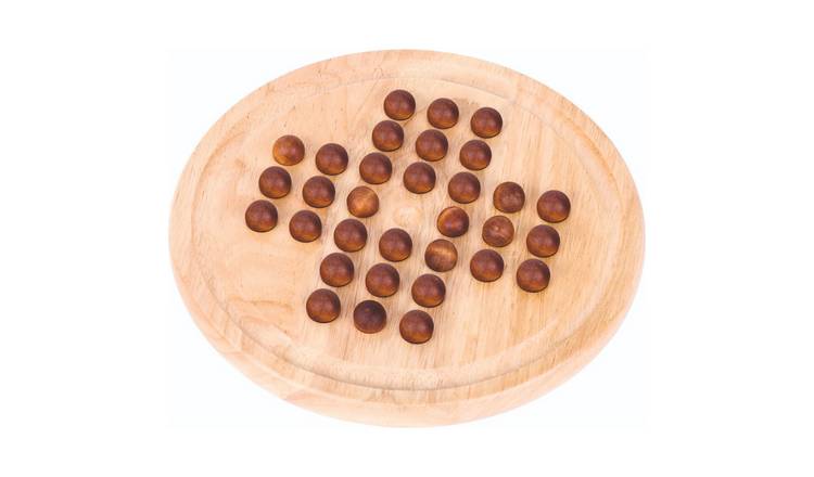 Goki Solitaire Classic Wooden Board Game