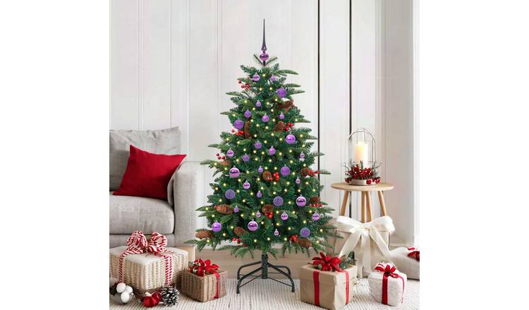 Walplus PVC LED Artificial Christmas Tree - Green - 50 cm