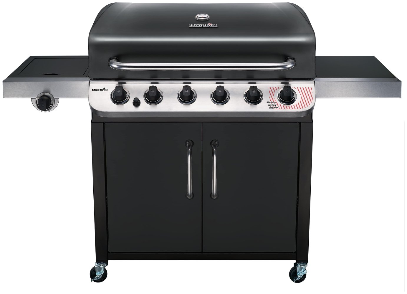 Char-Broil 6 Burner With Side Burner Gas BBQ 