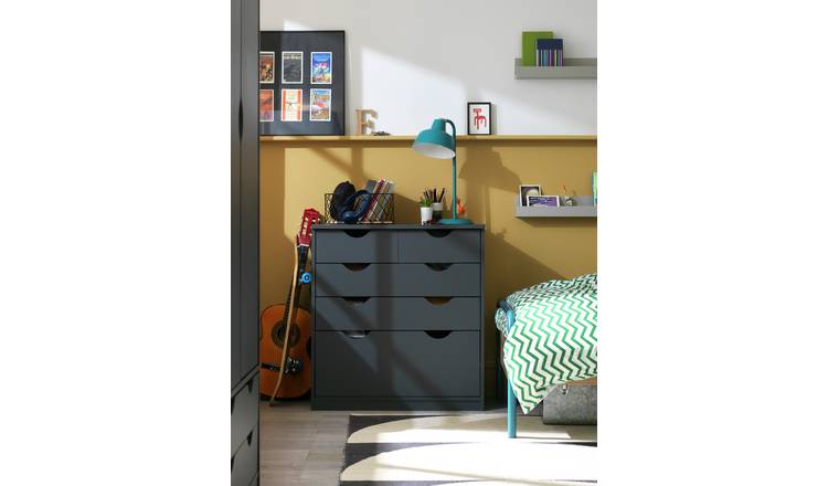 Habitat Kids Pagnell 3+2 Chest of Drawers - Grey