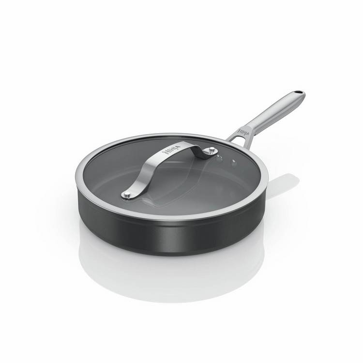 Ninja Ceramic Pro 26cm Aluminium Sauté Pan - Black 0