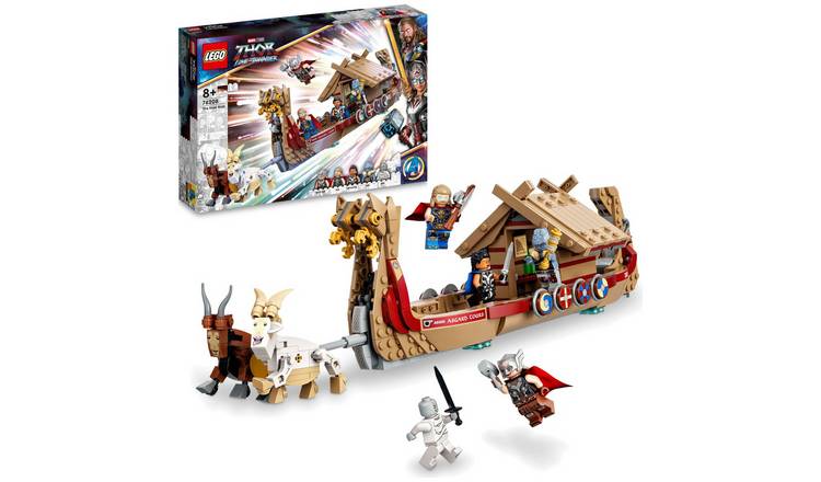 LEGO Marvel The Goat Boat Buildable Thor Toy Ship 76208
