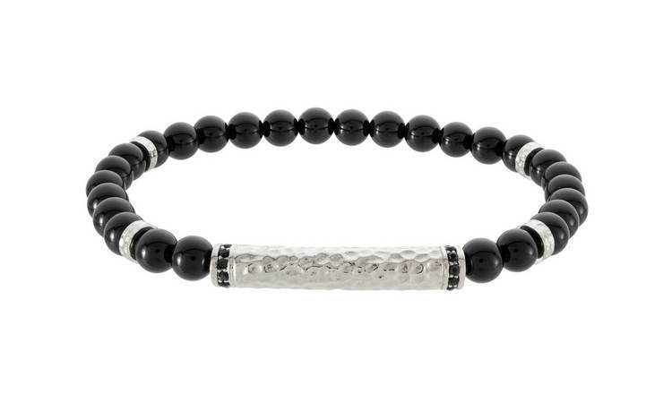 Silver bead deals bracelet argos