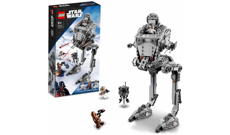 LEGO Star Wars Hoth at-ST Walker 75322 Building Toy for Kids with Chewbacca  Minifigure and Droid Figure, The Empire Strikes Back Model