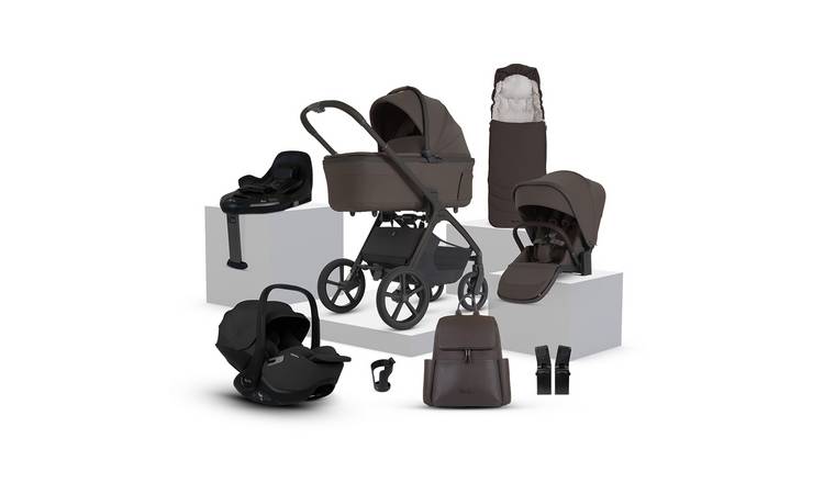 Silver Cross Cove 2 360 Car Seat Bundle – Chocolate & Iconic Black