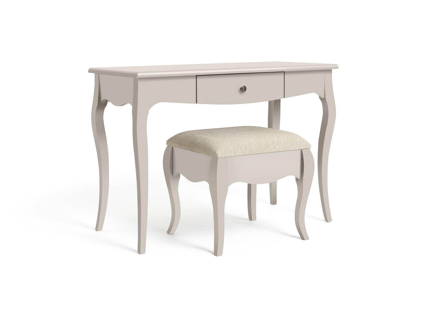 Habitat Margot 1 Drawer Dressing Table & Stool - Grey