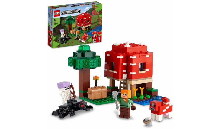 LEGO Minecraft The Mushroom House Toy for Kids 21179