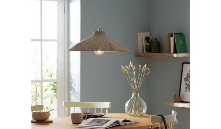 Argos deals rattan lampshade