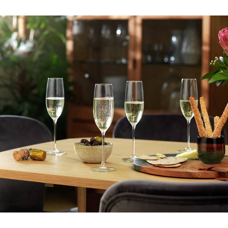 Habitat Portofino Set of 4 Champagne Flutes 0