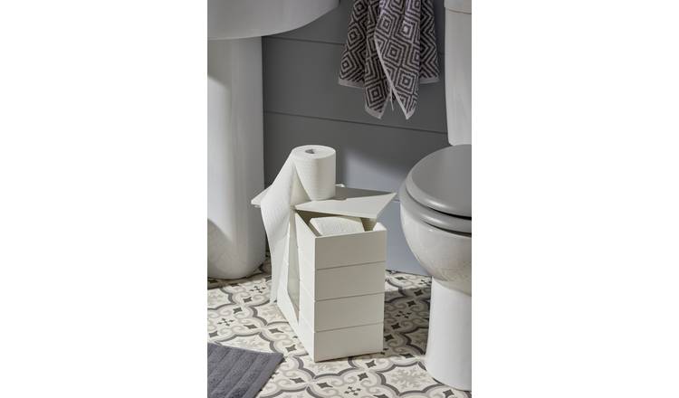 Wooden toilet roll clearance holder argos