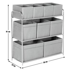 Buy Argos Home 9 Box Storage Unit Black Storage units Argos