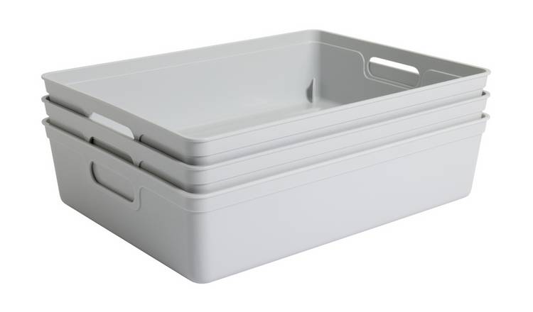 Argos plastic online drawers