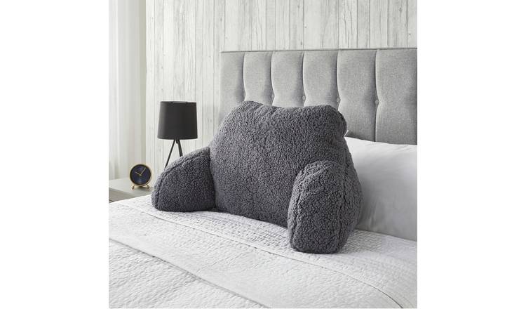 Downland Fleece Cushion Charcoal - 89cm