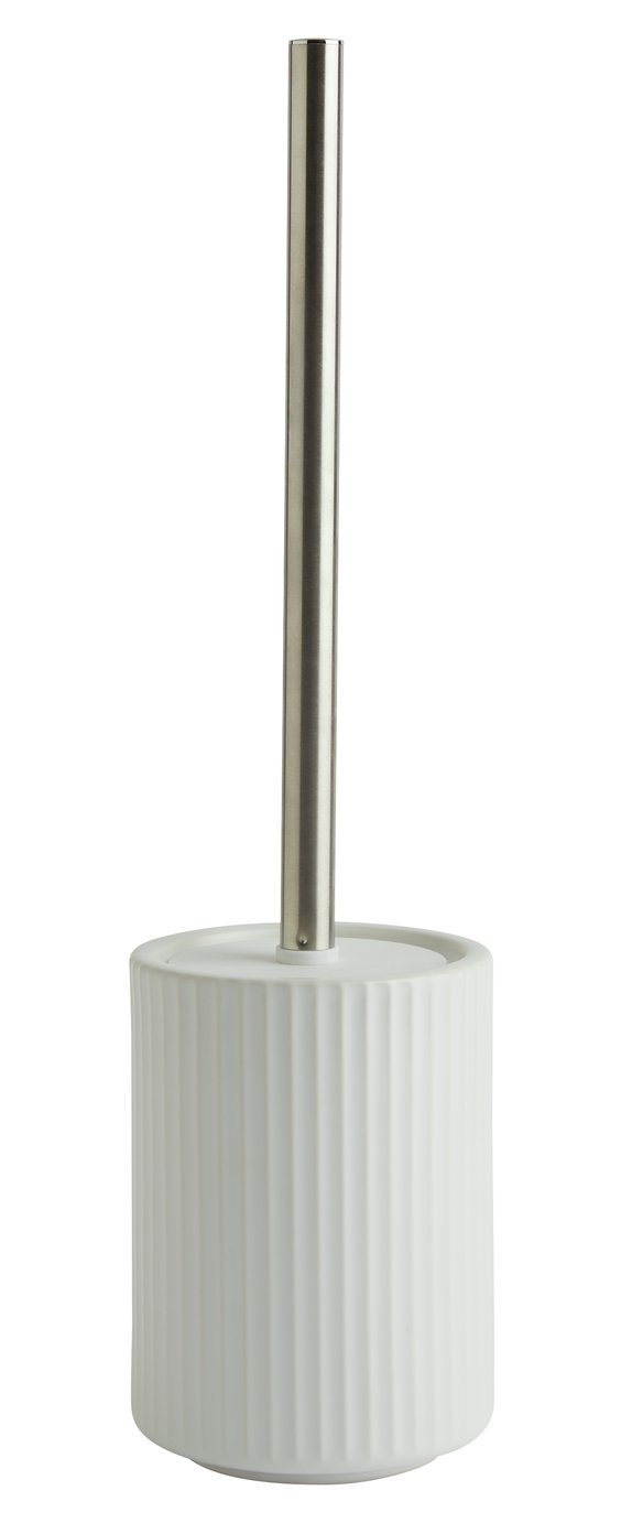 Argos Home Ribbed Toilet Brush - White