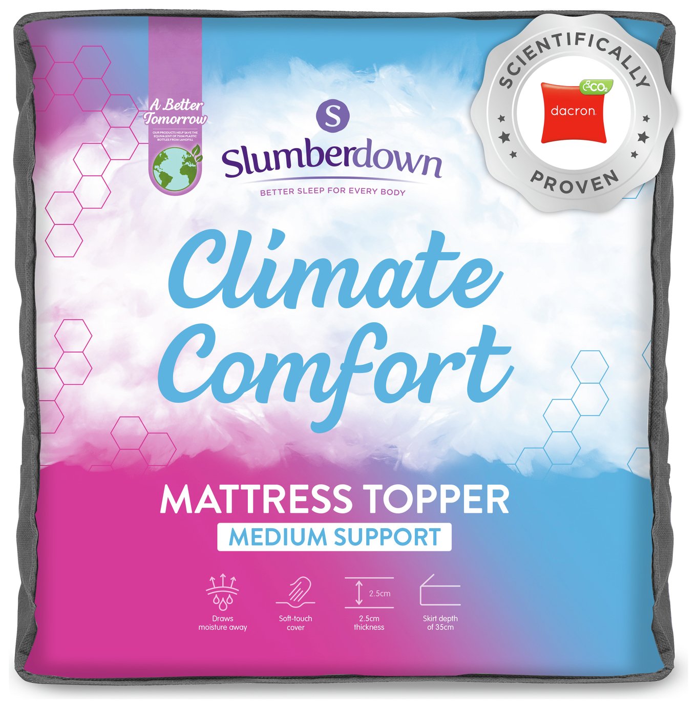 Slumberdown Climate Comfort Mattress Topper - Single