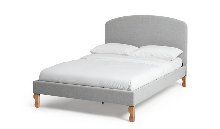 Habitat Finchley Kingsize Fabric Bed Frame - Grey