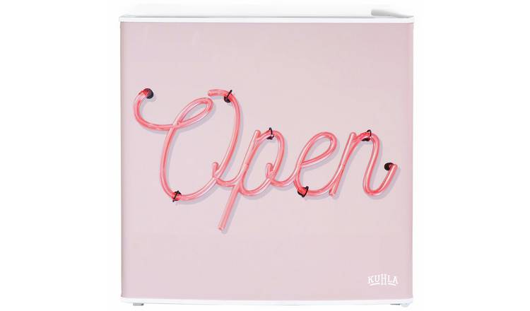Kuhla KTTF0E6W-1025 Table Top Fridge - Pink And White