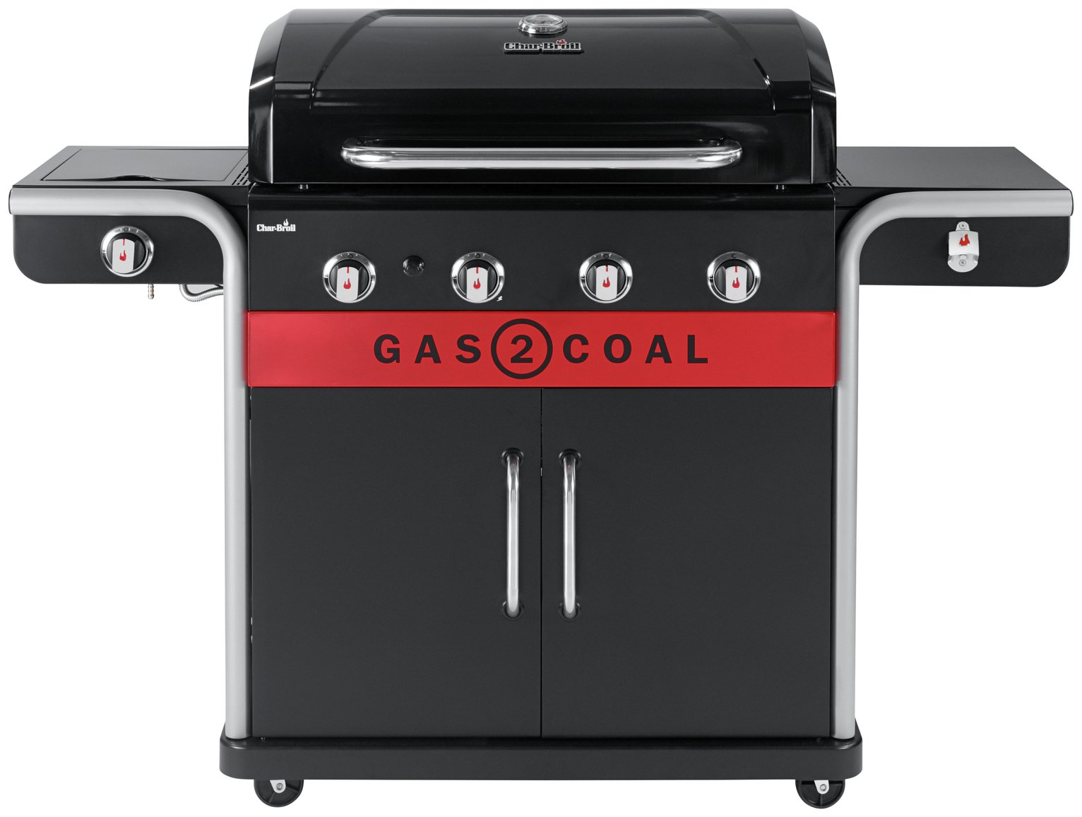 Char-Broil 4 Burner Gas And Charcoal BBQ