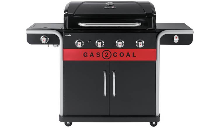 Buy Char-Broil 4 Burner Gas And Charcoal BBQ, Barbecues