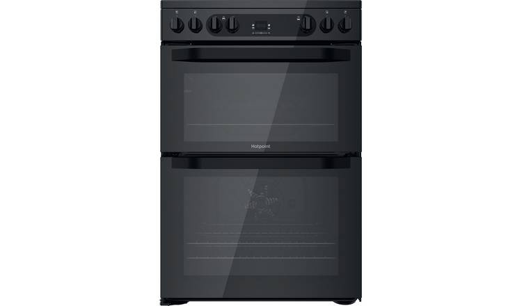 Buy Hotpoint HDM67V92HCB/UK 60cm Electric Cooker Black Freestanding