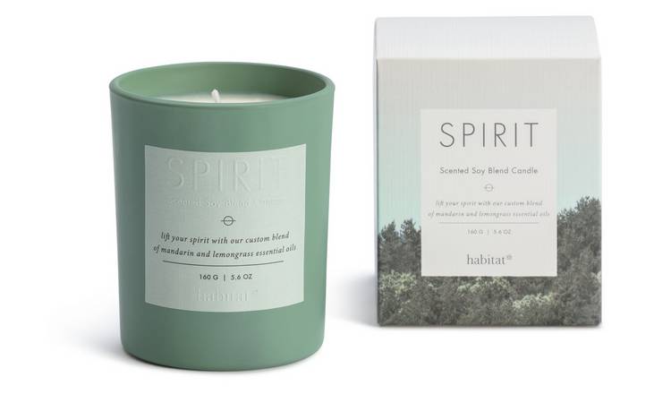 Habitat Spirit Medium Boxed Candle - Mandarin & Lemongrass 