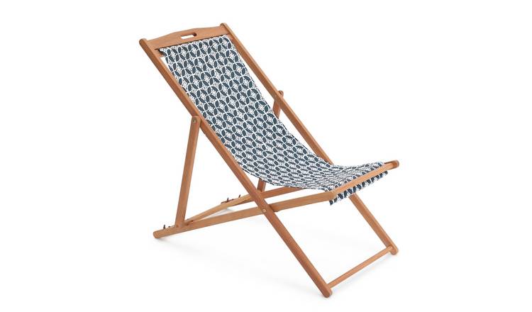 Fold out deck store chair