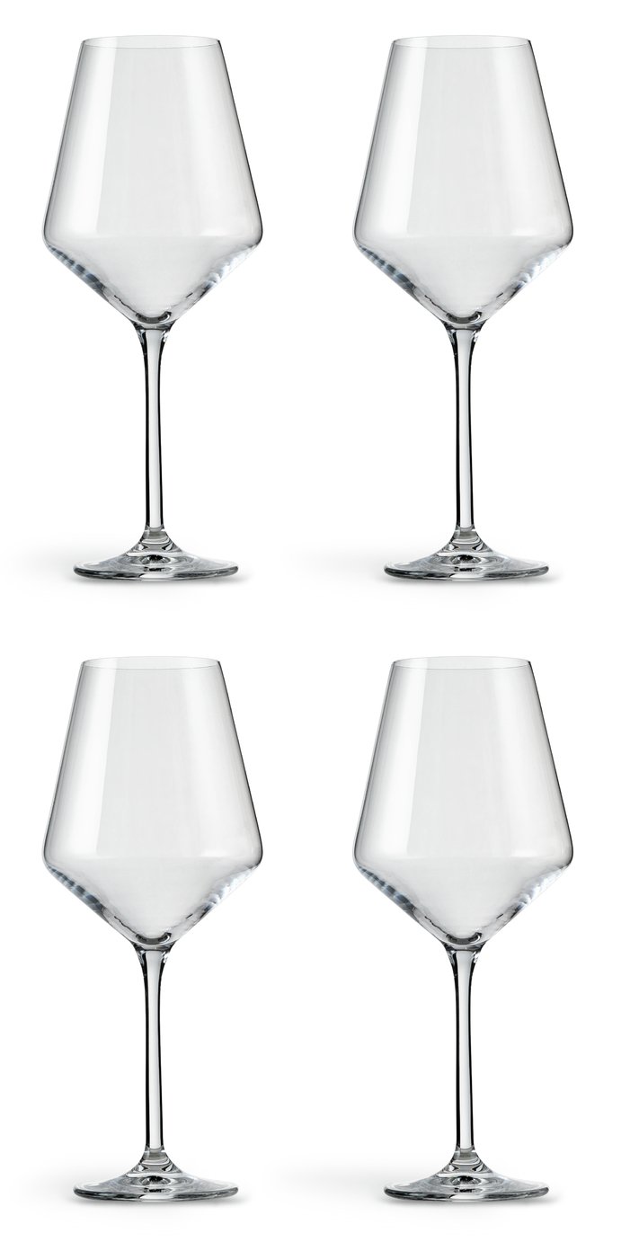 Habitat Dalston Set of 4 Red Wine Glass