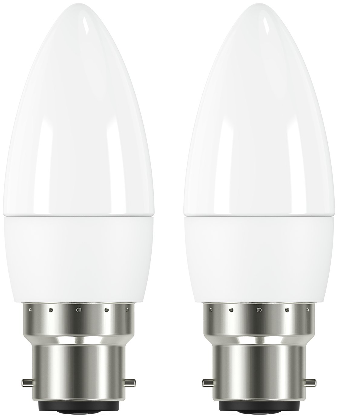 Argos Home 4.2W LED BC Dimmable Light Bulb - 2 Pack